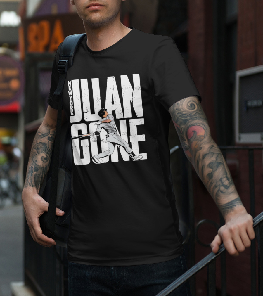 New York Juan Gone Baseball Swing T-Shirt