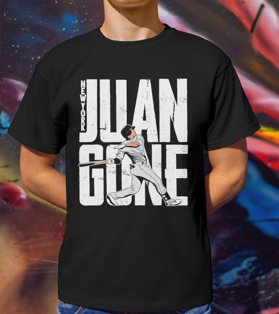 New York Juan Gone Baseball Swing T-Shirt