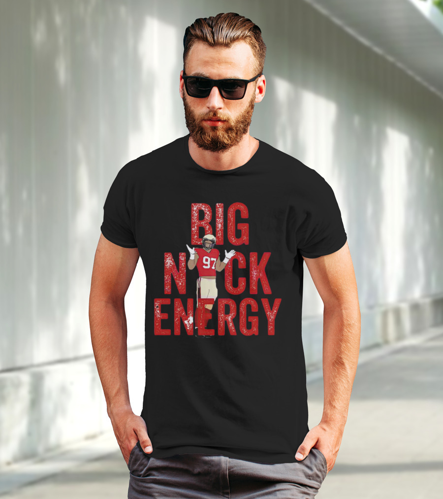 BIG NICK ENERGY Nick Bosa 97 Football Player T-Shirt