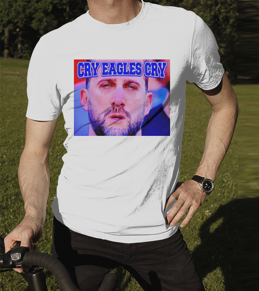 Cry Eagles Cry Nick Sirianni Ford Field Lions Clash T-Shirt