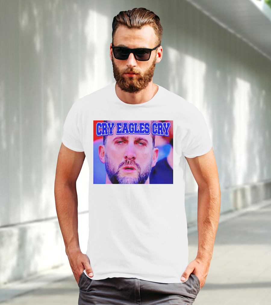Cry Eagles Cry Nick Sirianni Ford Field Lions Clash T-Shirt
