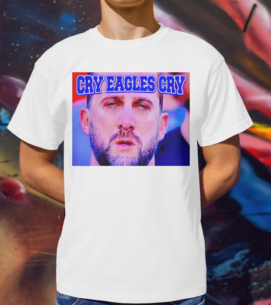Cry Eagles Cry Nick Sirianni Ford Field Lions Clash T-Shirt