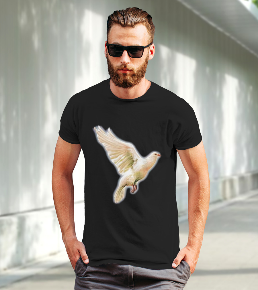 Psycho Peace Dream Dove In Flight T-Shirt
