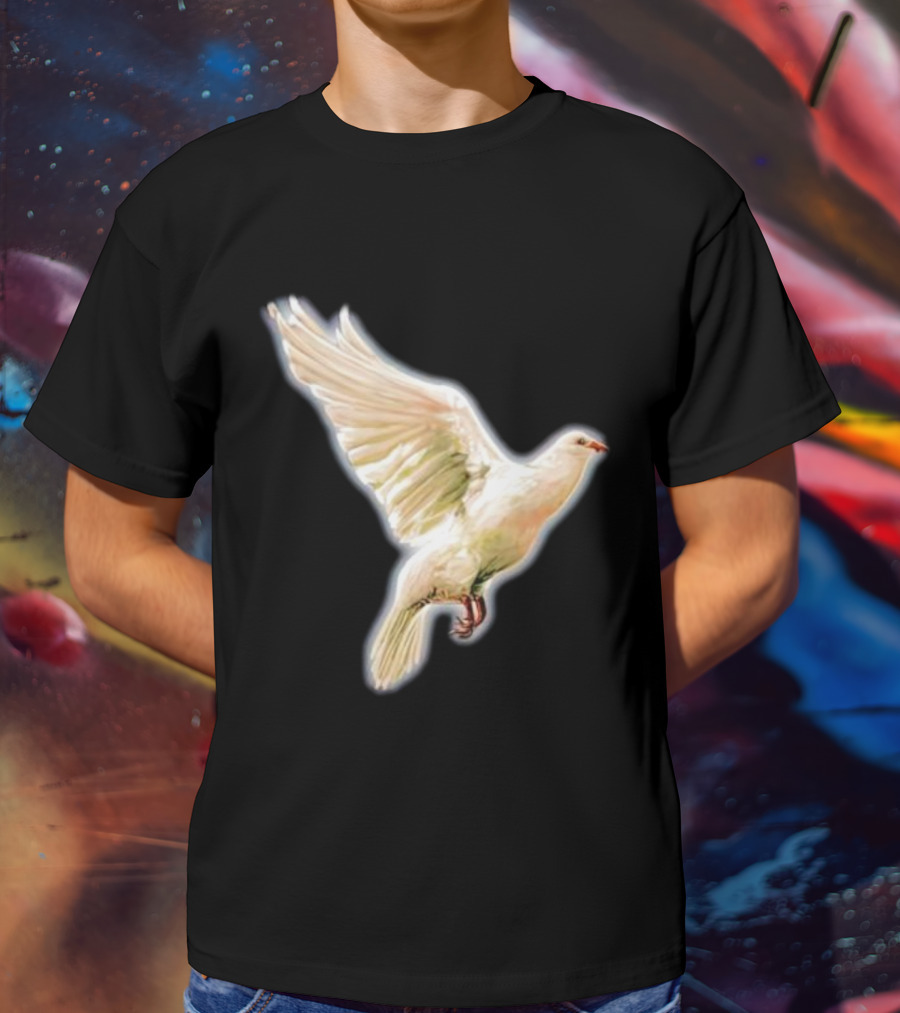 Psycho Peace Dream Dove In Flight T-Shirt