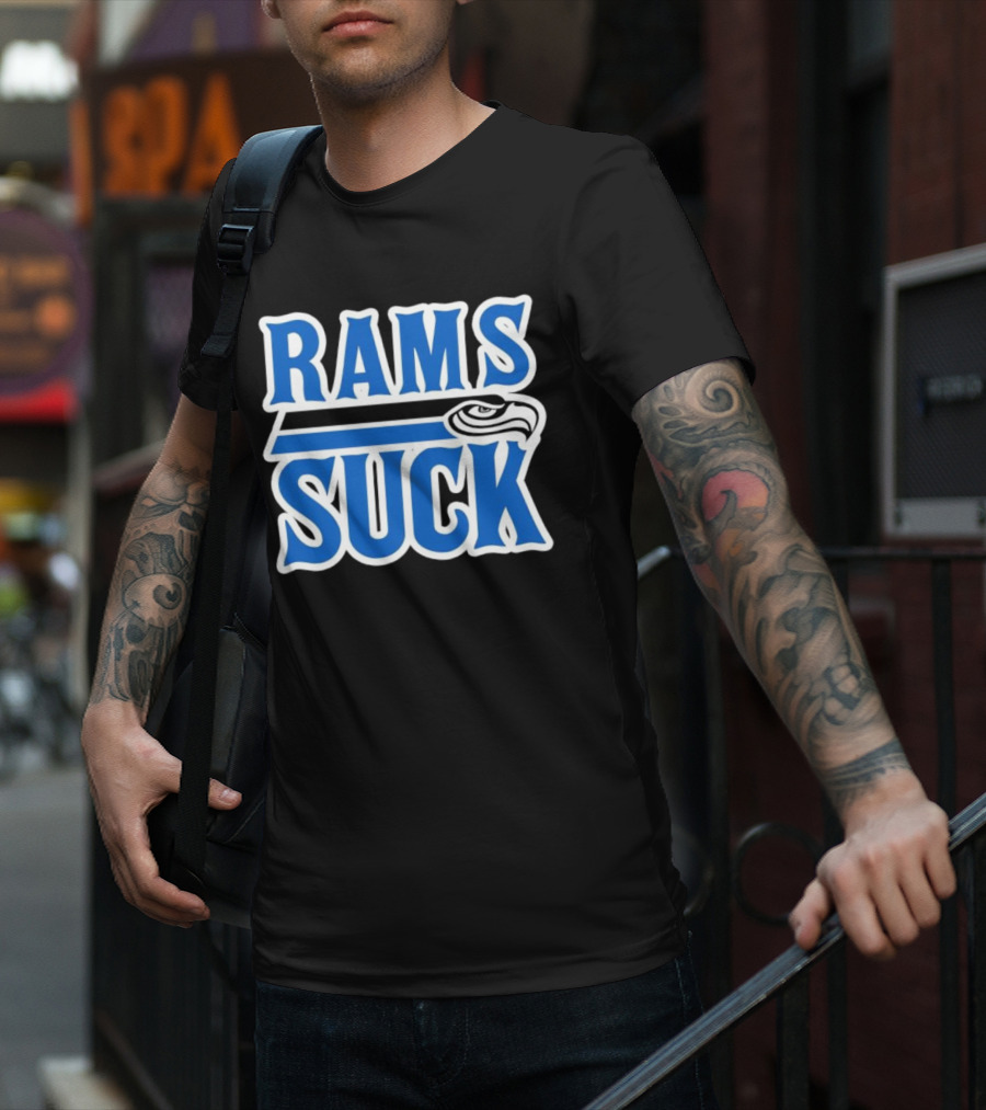 Rams Suck Seattle Seahawks Rivalry Game Day Fan Spirit T-Shirt