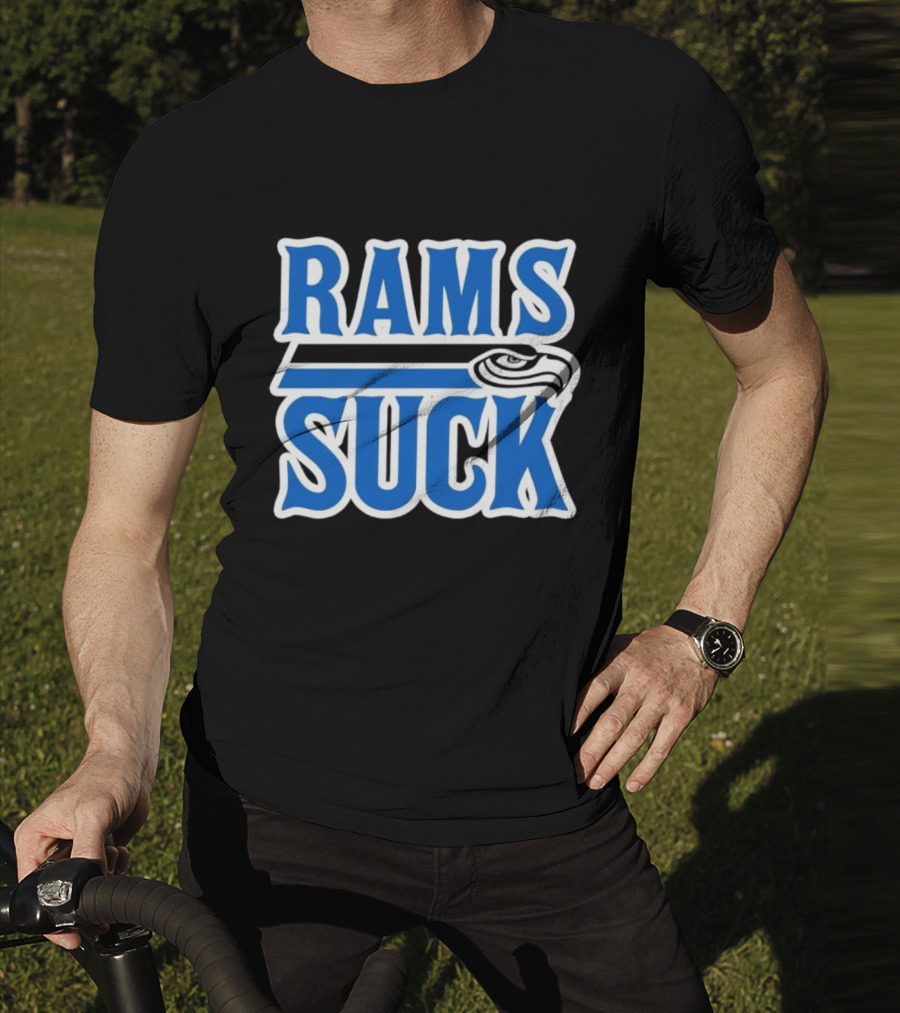 Rams Suck Seattle Seahawks Rivalry Game Day Fan Spirit T-Shirt