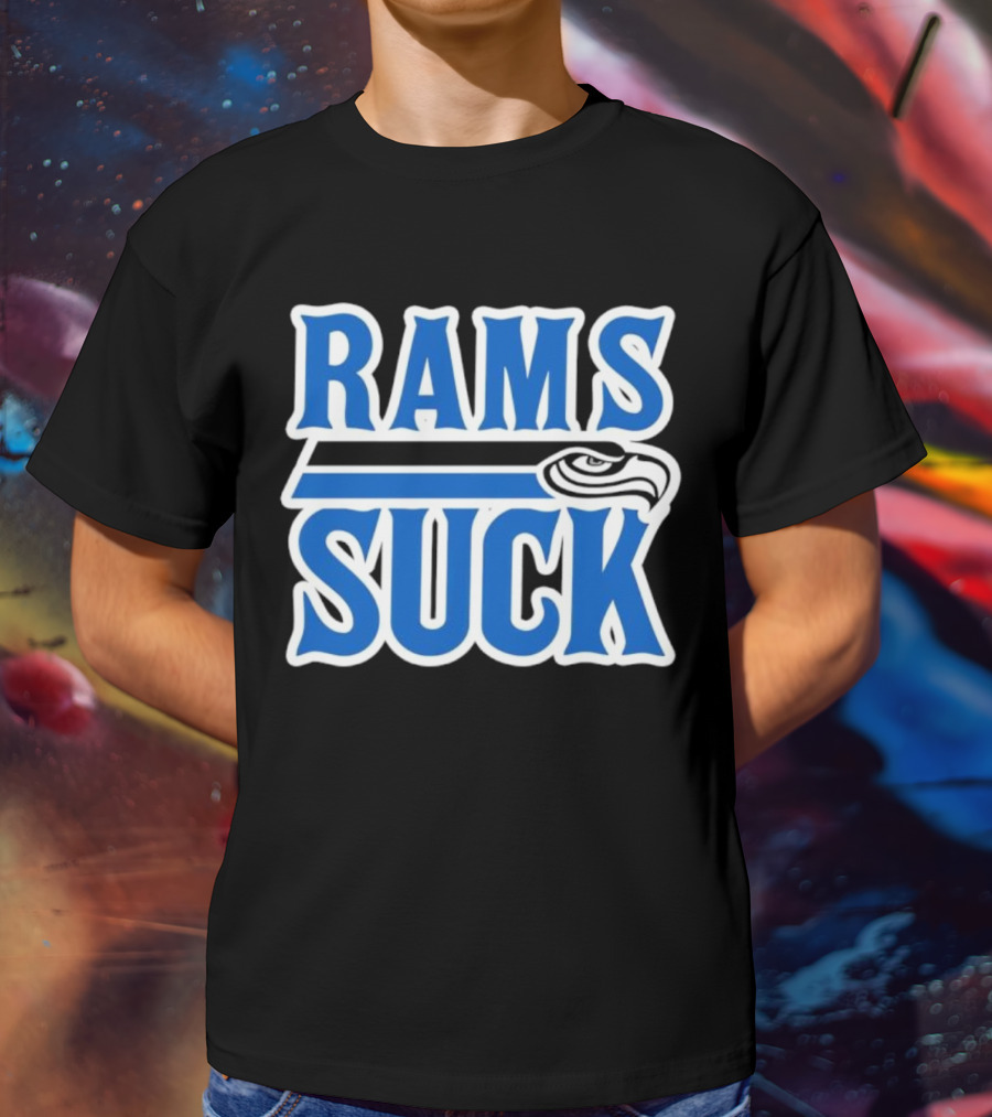 Rams Suck Seattle Seahawks Rivalry Game Day Fan Spirit T-Shirt