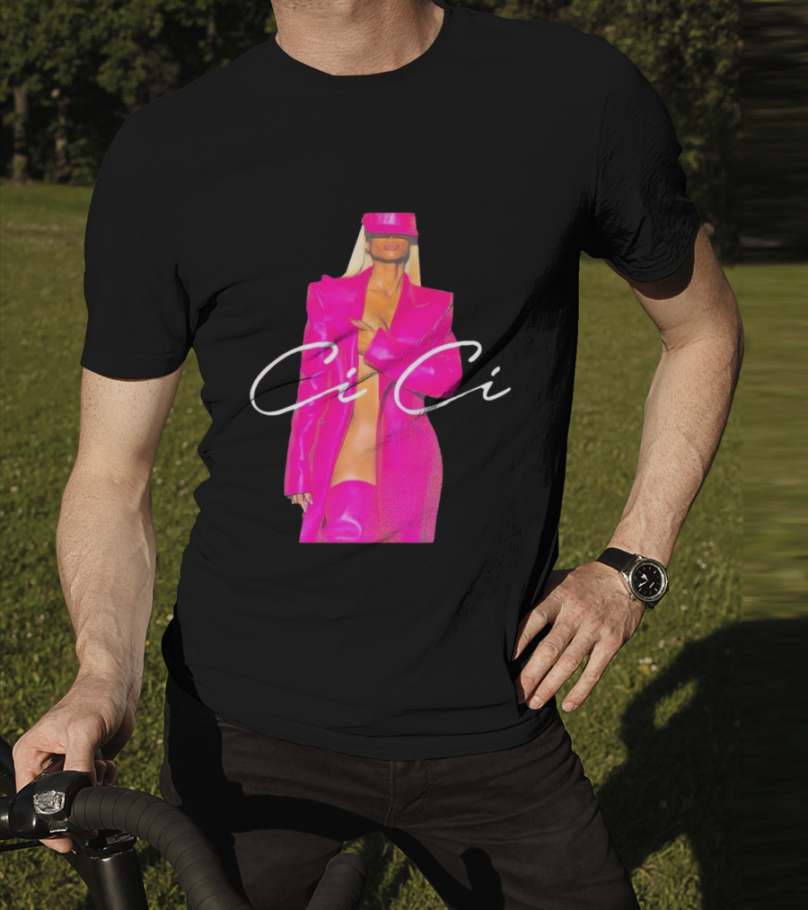 Ciara CiCi Bold Pink Fashion T-Shirt