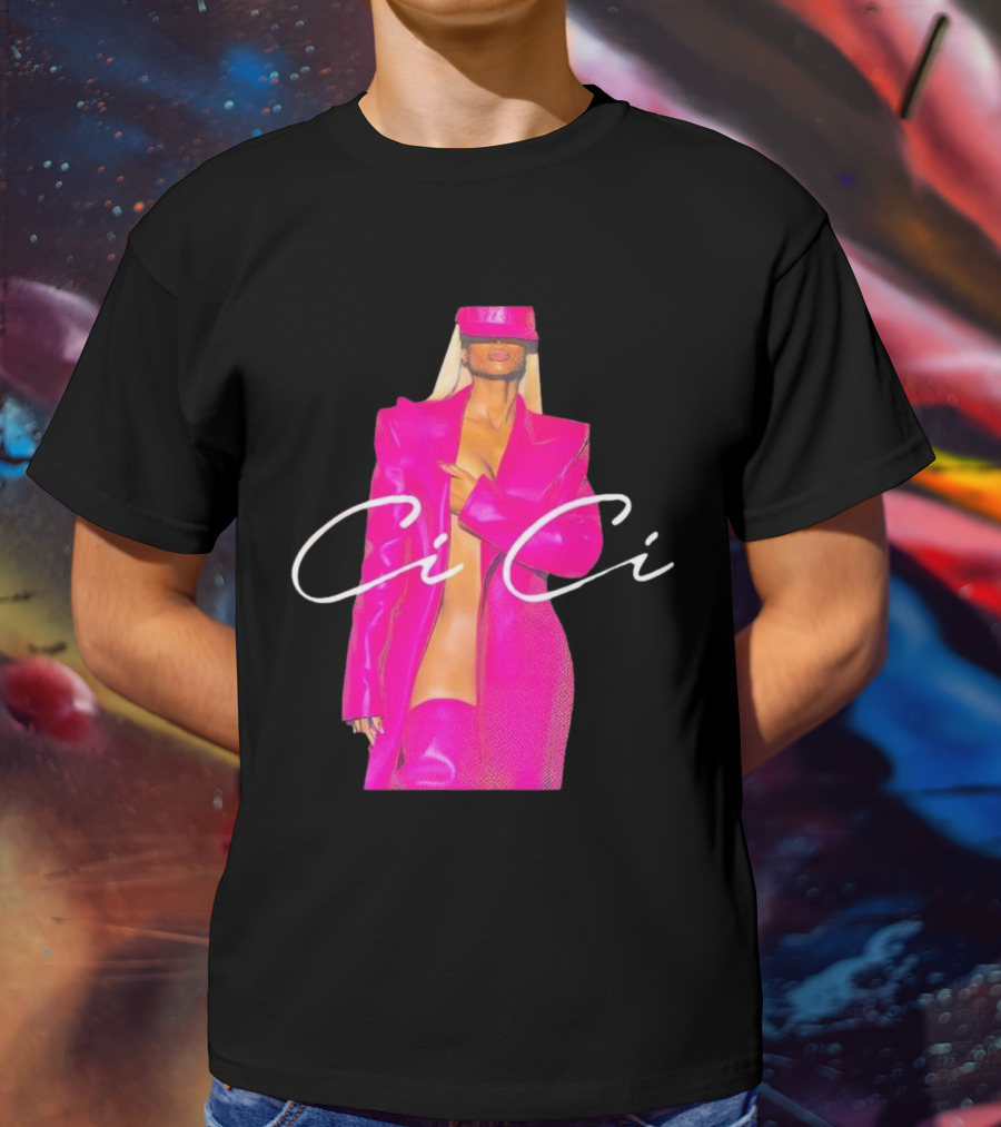 Ciara CiCi Bold Pink Fashion T-Shirt