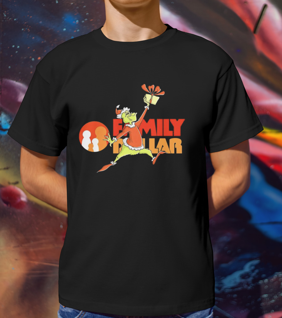 Grinch Family Dollar Christmas Gift T-Shirt