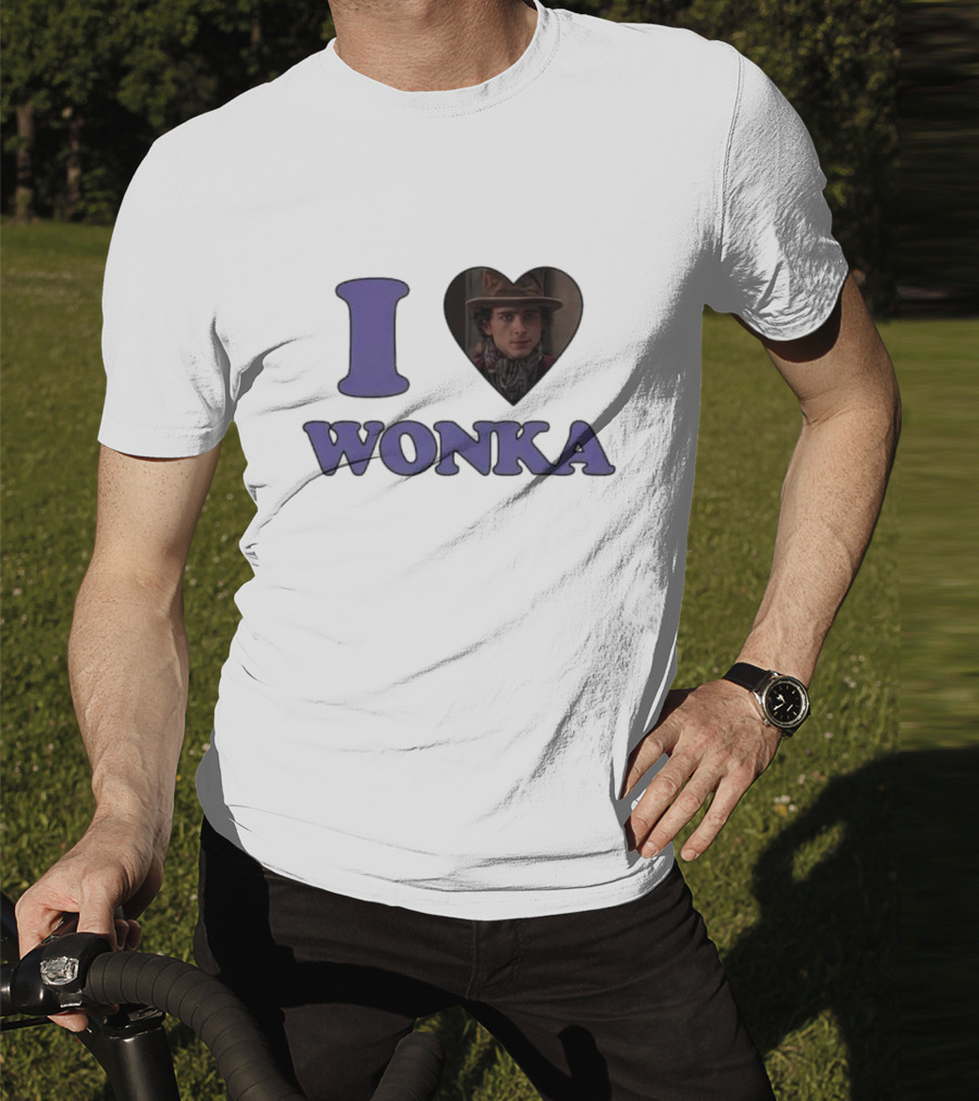 I Heart Wonka Movie Character T-Shirt