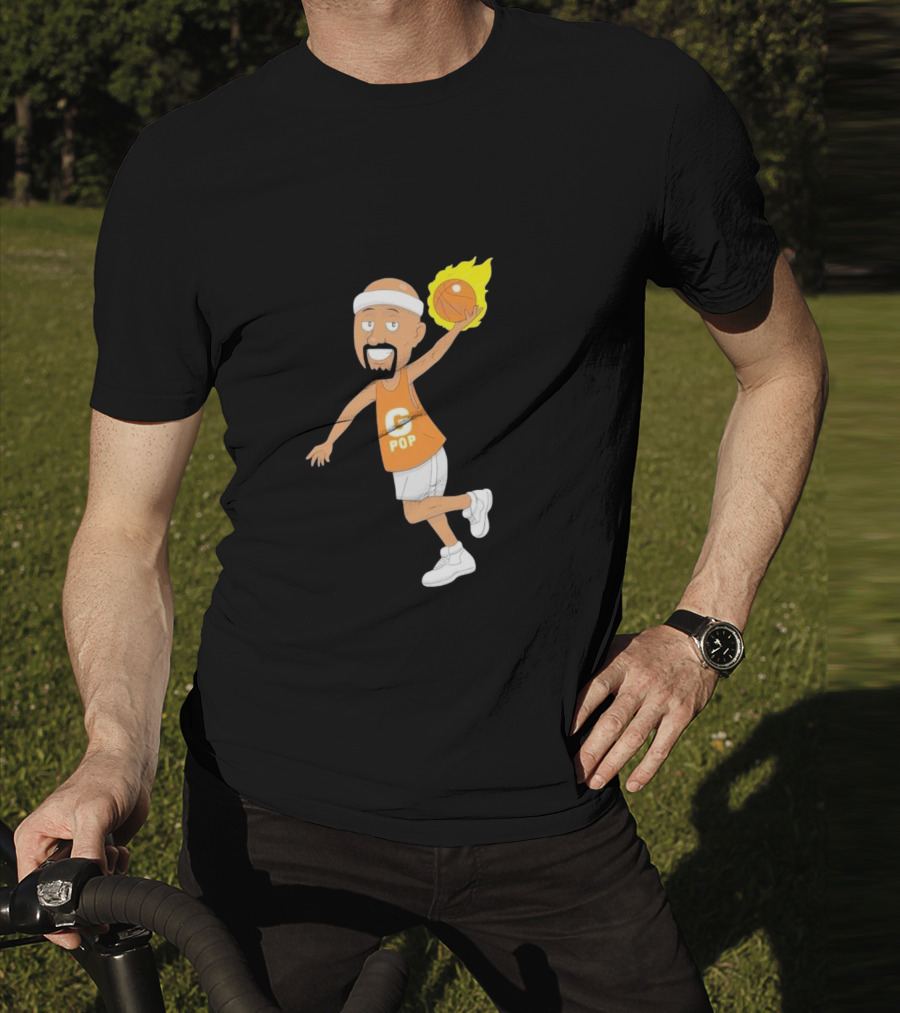 G Pop Flame Basketball T-Shirt