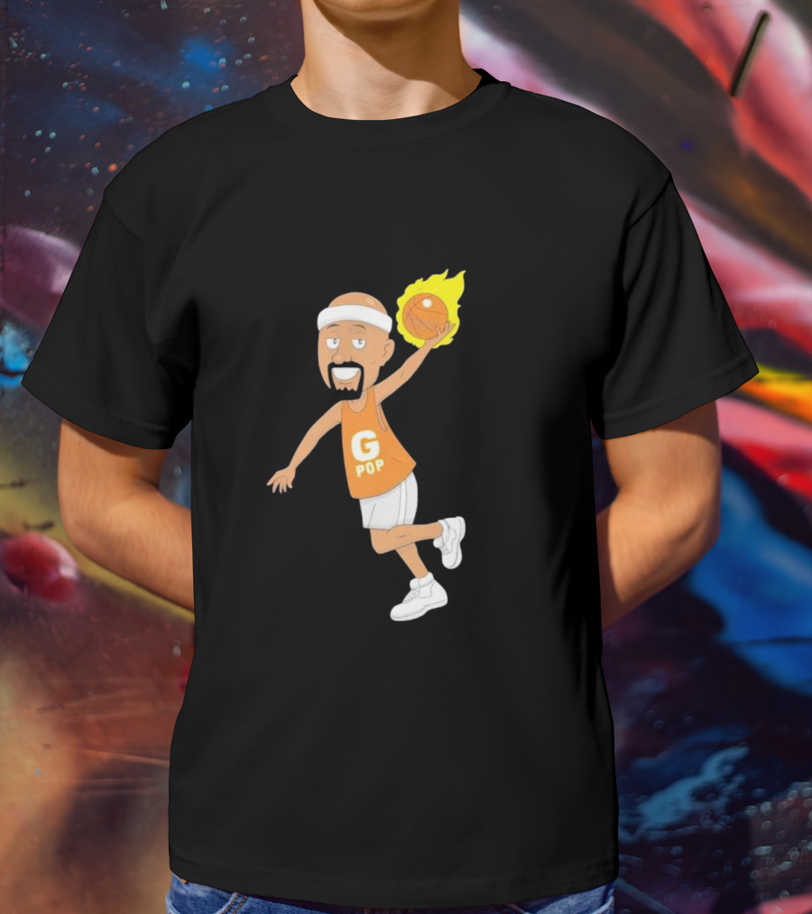 G Pop Flame Basketball T-Shirt