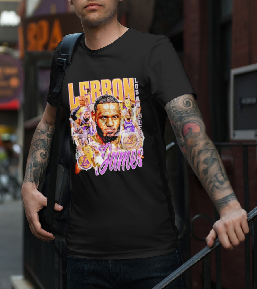 LEBRON JAMES LOS ANGELES LAKERS 23 ICONIC BASKETBALL LEGEND T-Shirt