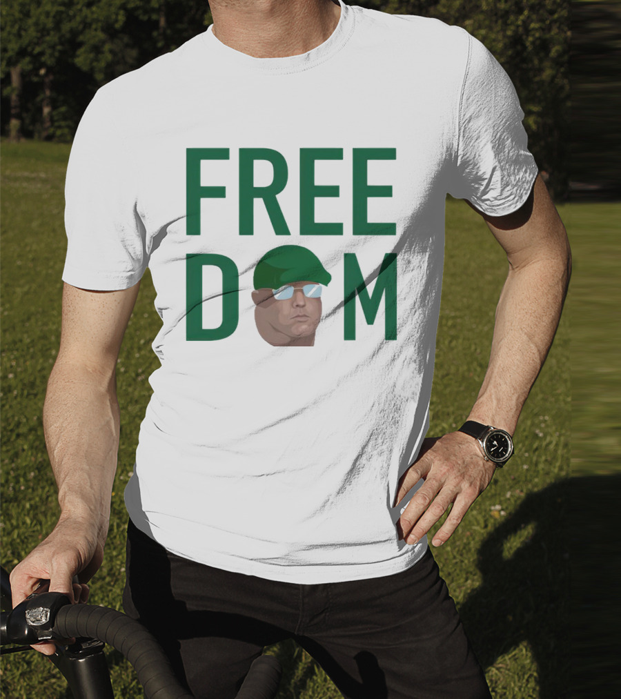 FREEDOM Kyle Pagan Green Hat Sunglasses T-Shirt