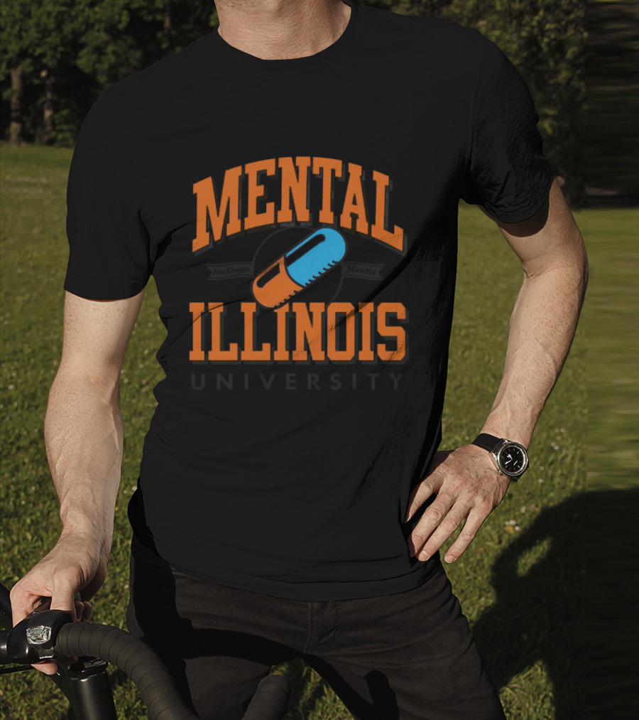 Mental Illinois University Capsule Emblem T-Shirt