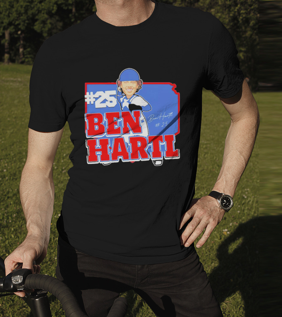 25 Ben Hartl Cartoon Signature T-Shirt
