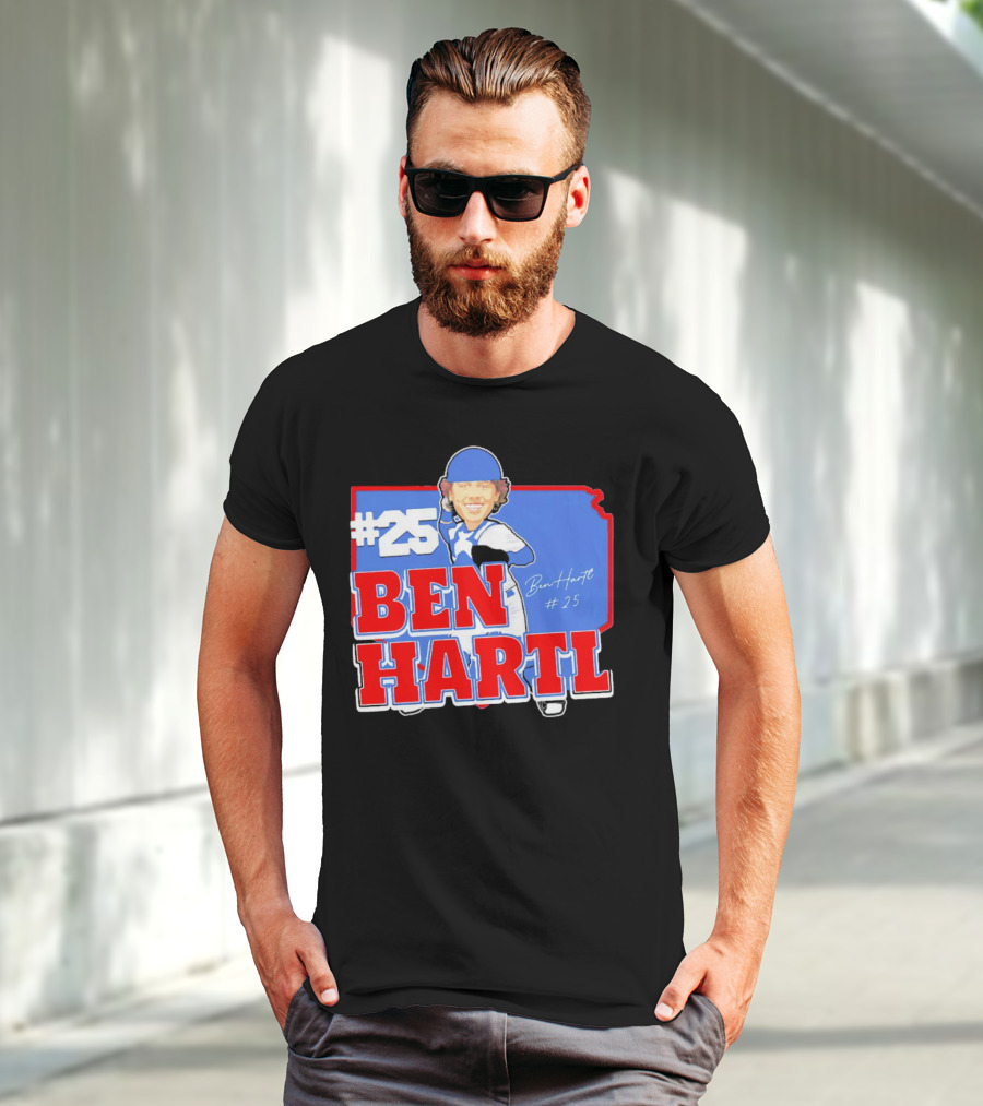 25 Ben Hartl Cartoon Signature T-Shirt