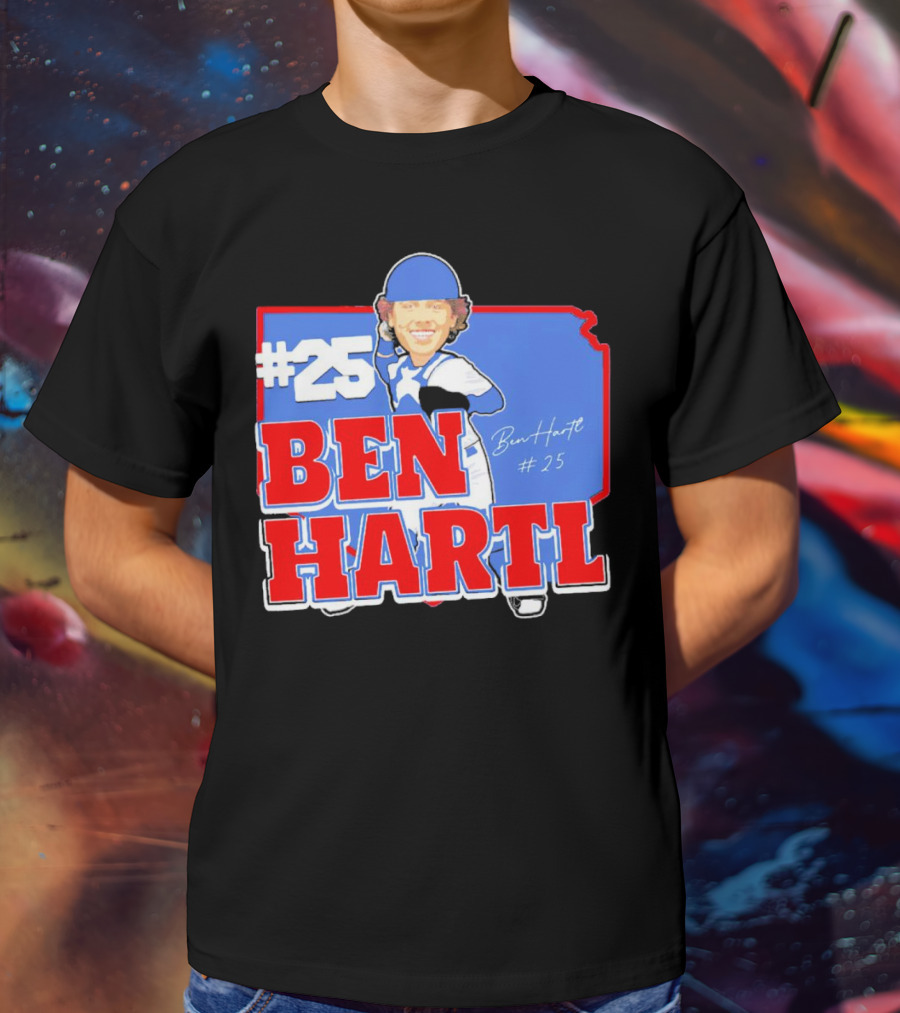 25 Ben Hartl Cartoon Signature T-Shirt