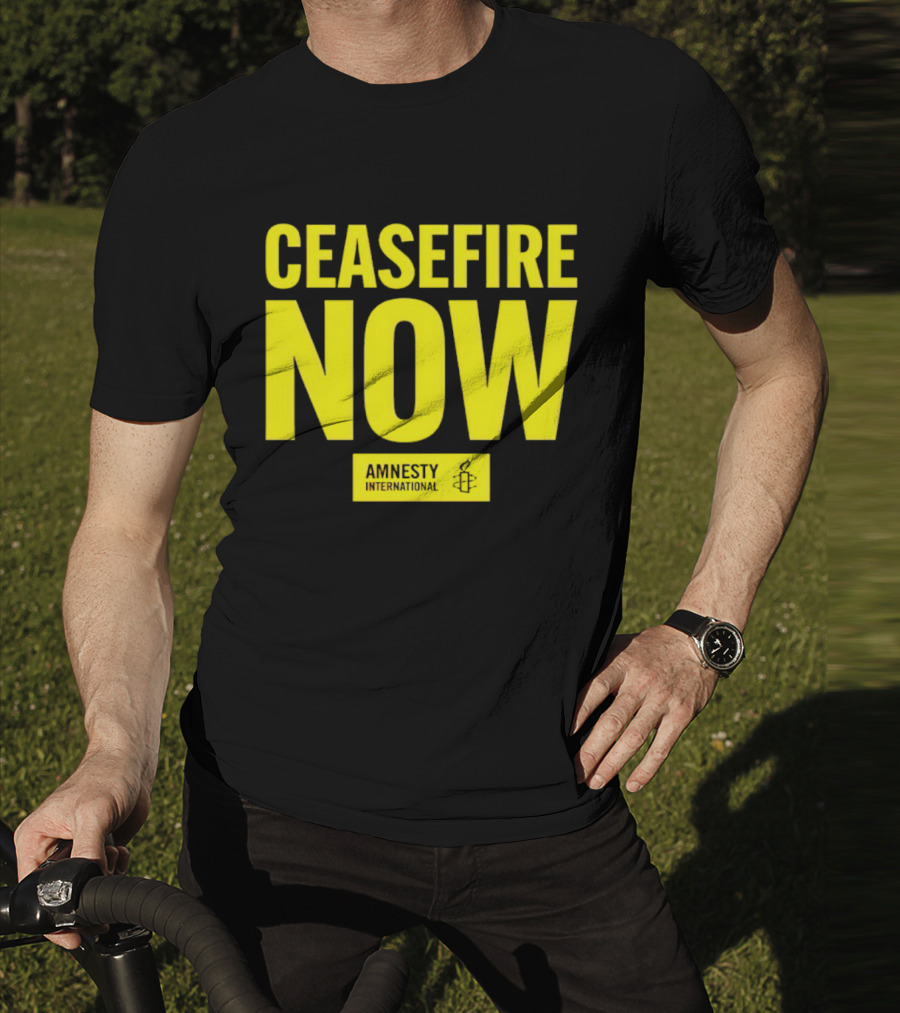 Ceasefire Now Amnesty International T-Shirt