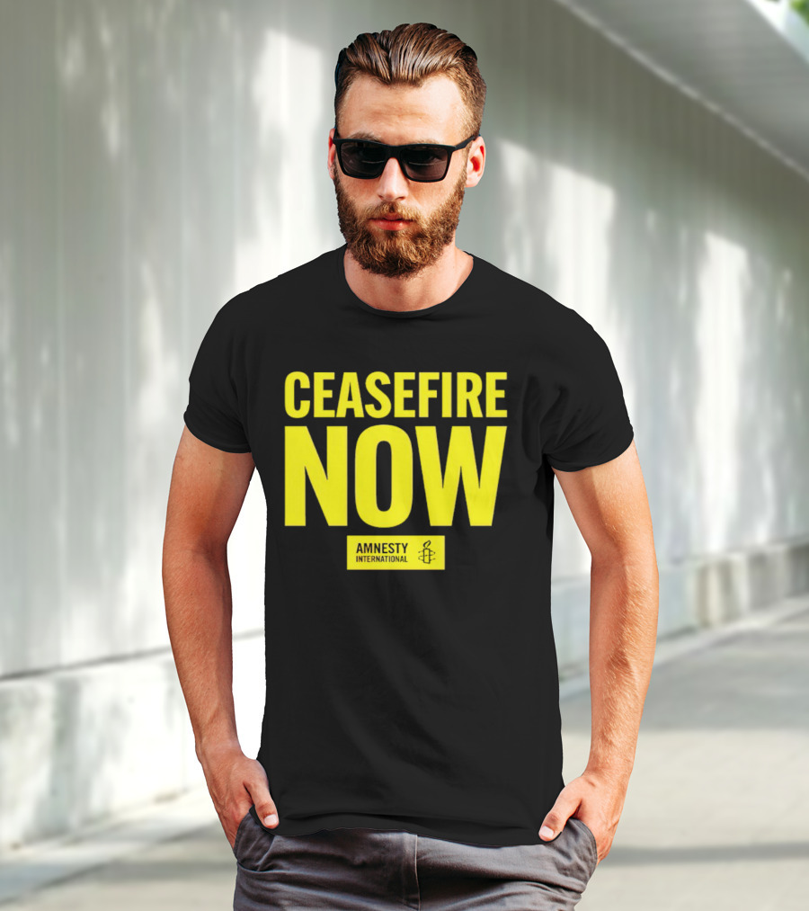 Ceasefire Now Amnesty International T-Shirt