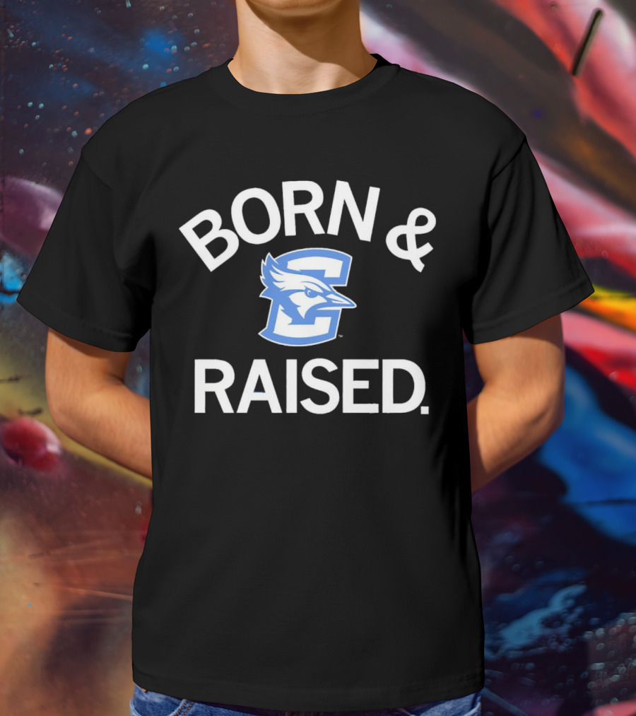 Creighton Bluejays Born And Raised T-Shirt