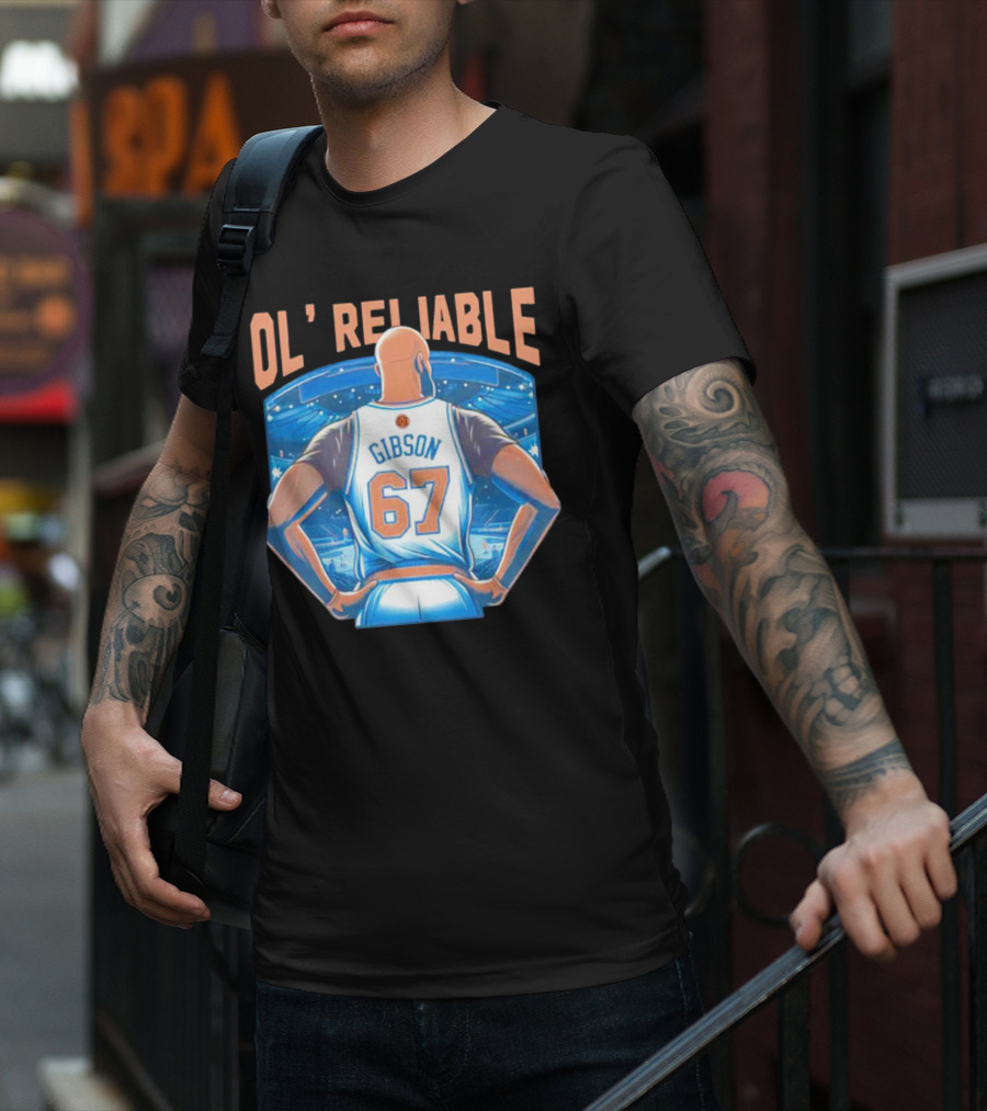 Gibson Ol' Reliable 67 Basketball Arena Scene T-Shirt