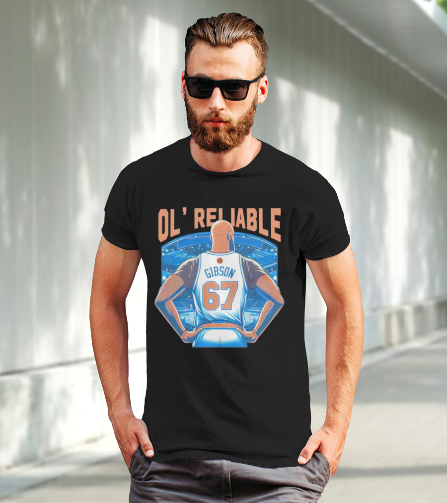 Gibson Ol' Reliable 67 Basketball Arena Scene T-Shirt