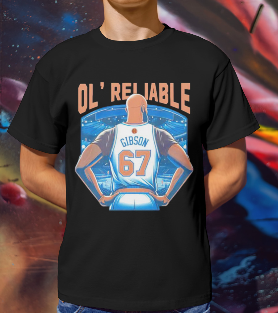 Gibson Ol' Reliable 67 Basketball Arena Scene T-Shirt