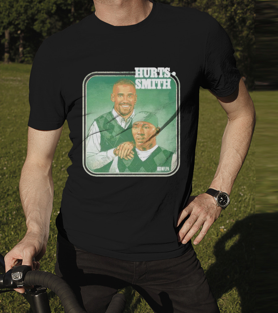 Jalen Hurts DeVonta Smith Philadelphia Step Brothers NFLPA Football T-Shirt