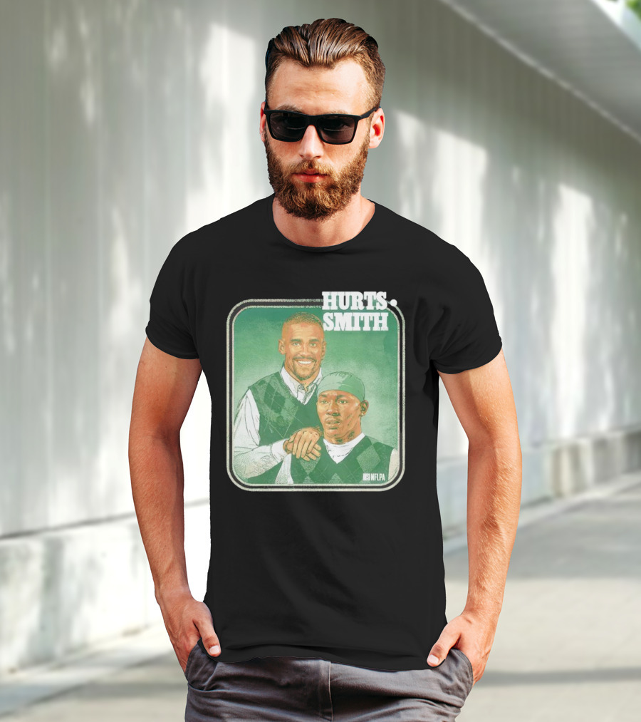 Jalen Hurts DeVonta Smith Philadelphia Step Brothers NFLPA Football T-Shirt