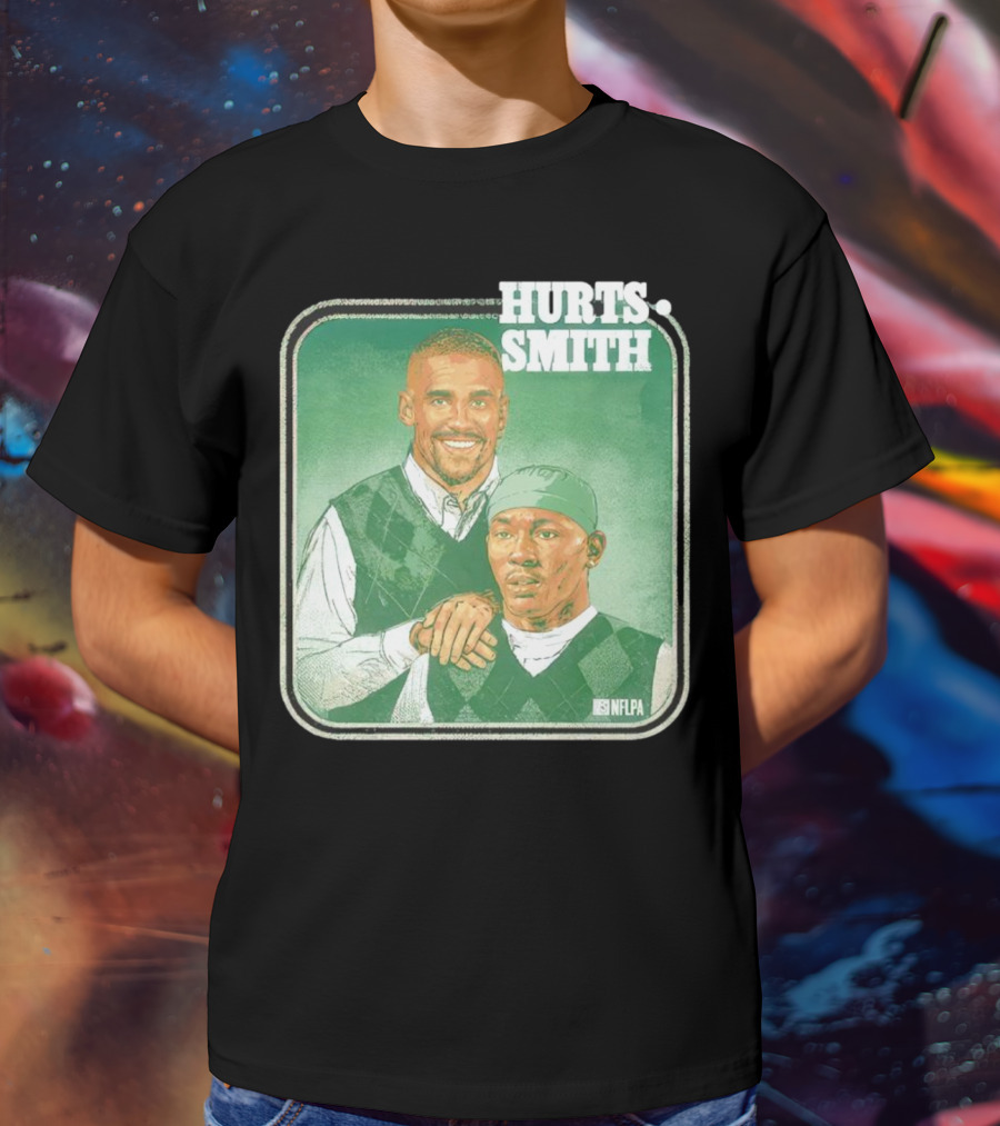 Jalen Hurts DeVonta Smith Philadelphia Step Brothers NFLPA Football T-Shirt