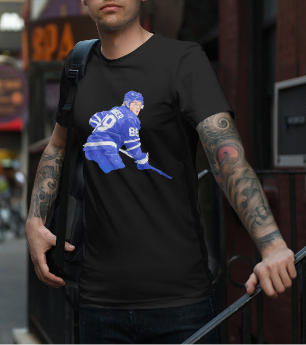 William Nylander Toronto Hockey Player Blue Jersey 88 T-Shirt