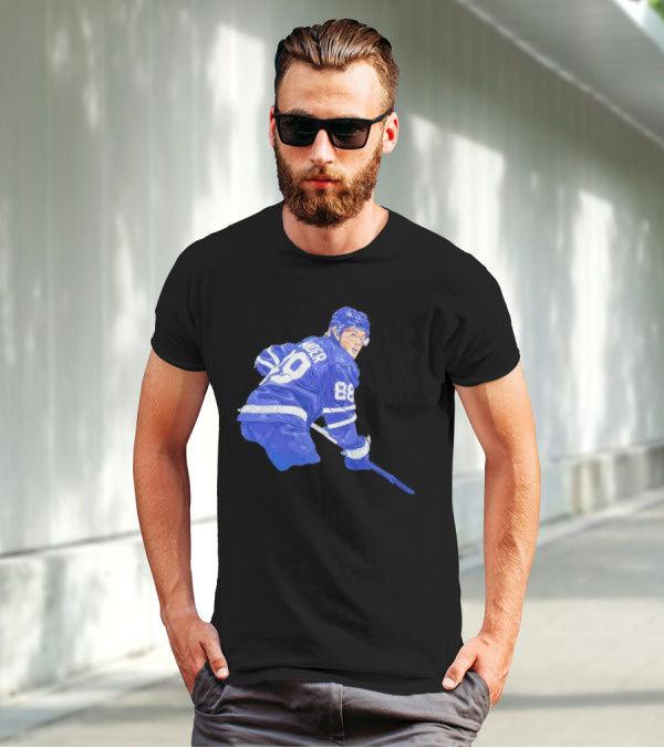 William Nylander Toronto Hockey Player Blue Jersey 88 T-Shirt
