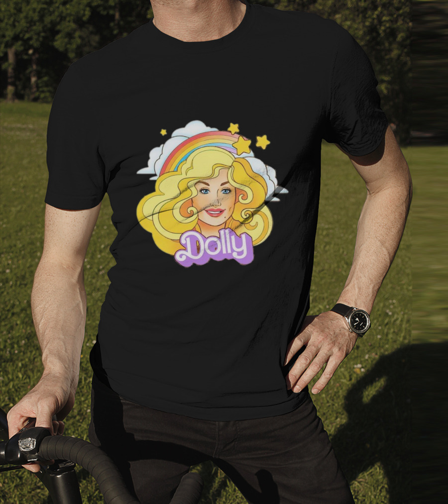Dolly Rainbow Stars Iconic Doll T-Shirt