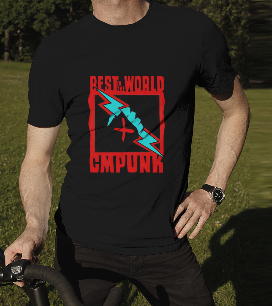 Best In The World CM Punk Catchomania Lightning Fist T-Shirt