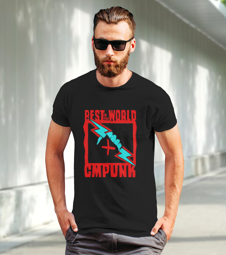 Best In The World CM Punk Catchomania Lightning Fist T-Shirt