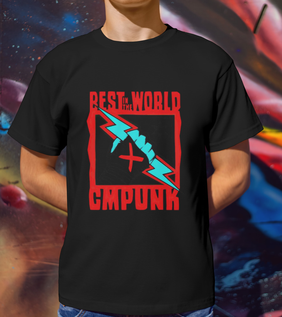 Best In The World CM Punk Catchomania Lightning Fist T-Shirt