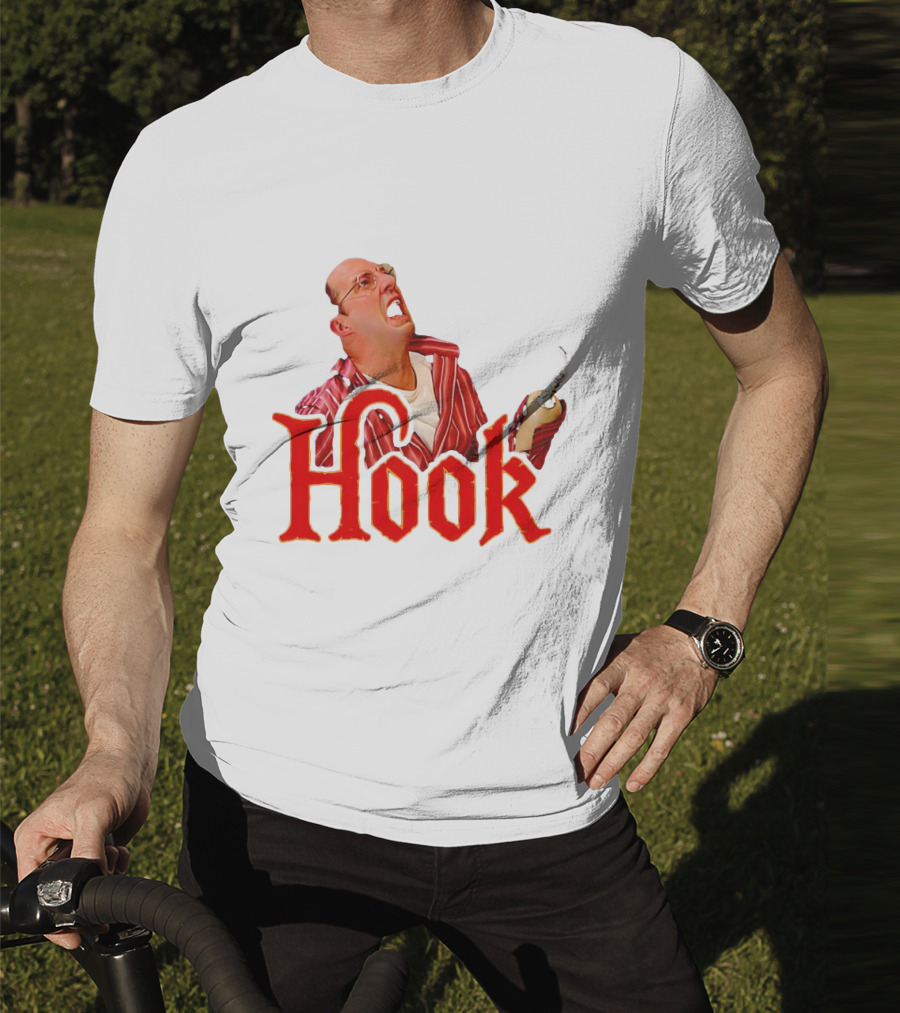 Buster Bluth Hook Screaming Red Striped T-Shirt