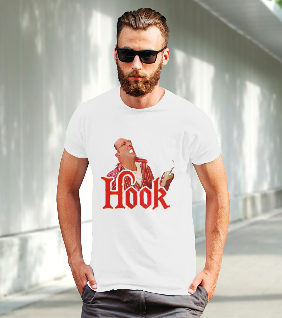Buster Bluth Hook Screaming Red Striped T-Shirt