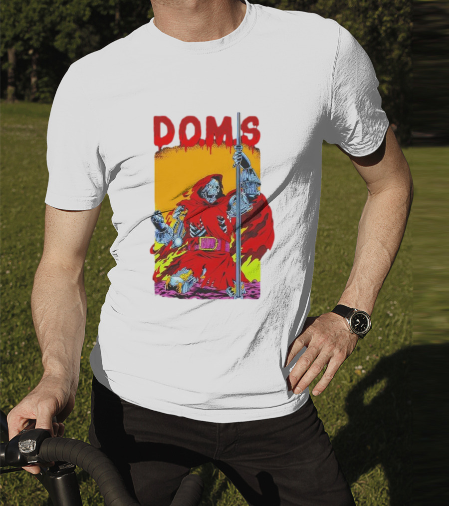 DOMS Warrior Skeleton Metal Armor Staff T-Shirt