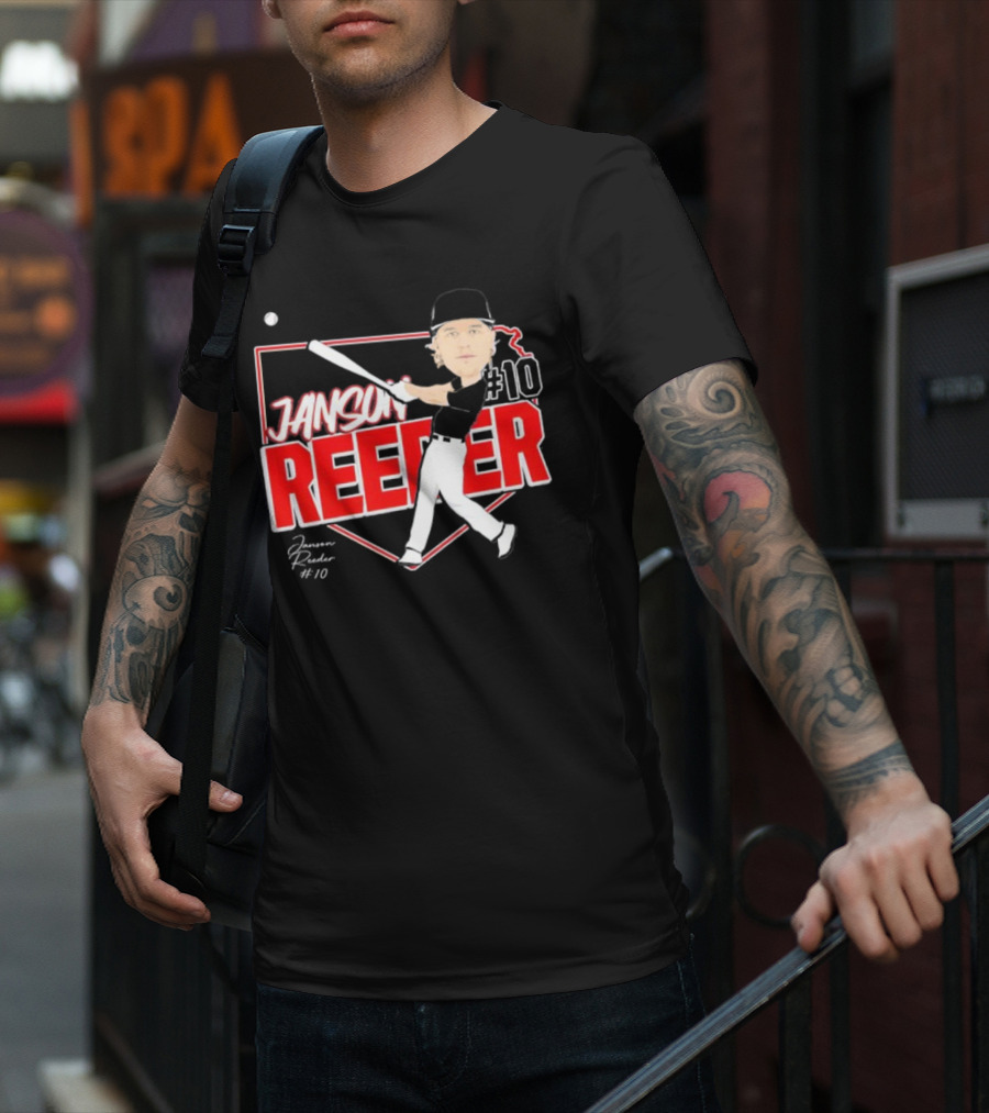 Janson Reeder #10 Baseball Player T-Shirt