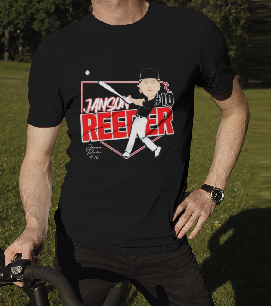 Janson Reeder #10 Baseball Player T-Shirt