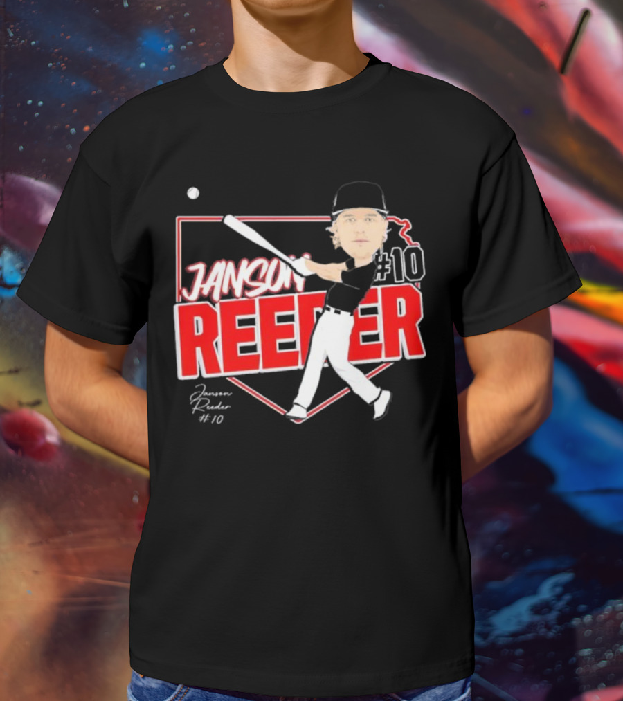 Janson Reeder #10 Baseball Player T-Shirt