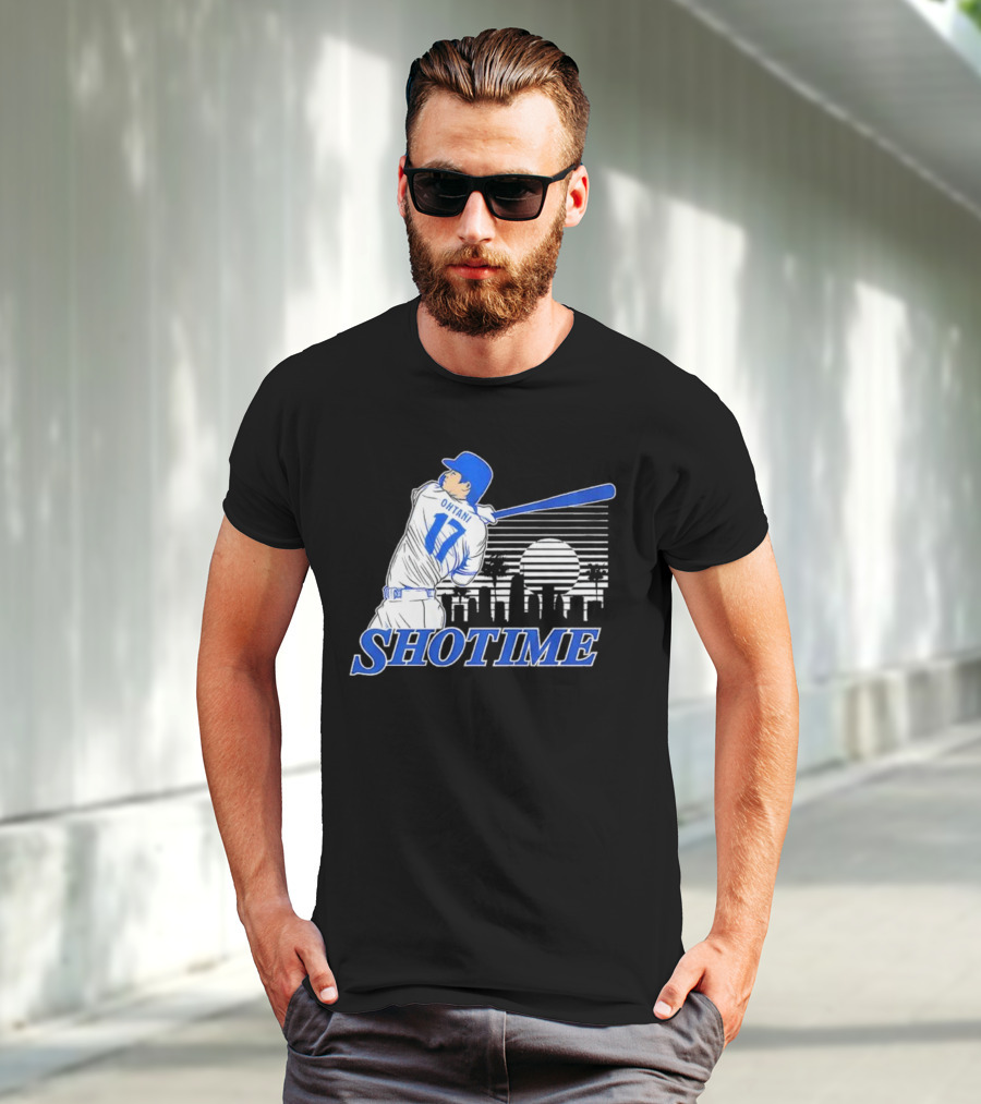 Shohei Ohtani Shotime Skyline Baseball Los Angeles Dodgers T-Shirt