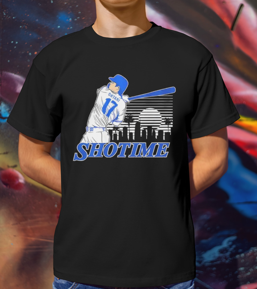 Shohei Ohtani Shotime Skyline Baseball Los Angeles Dodgers T-Shirt