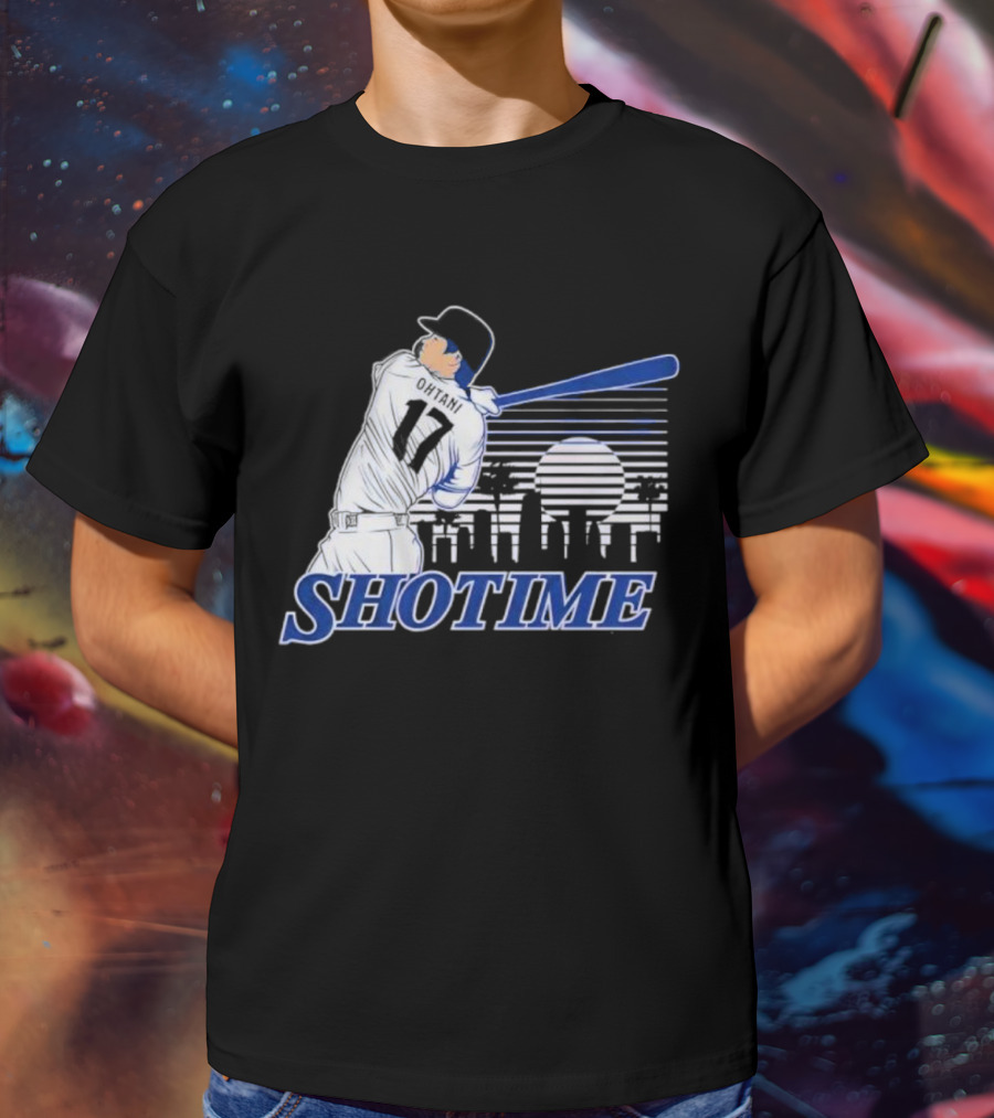 SHOHEI OHTANI SHOTIME 17 Skyline Batter T-Shirt