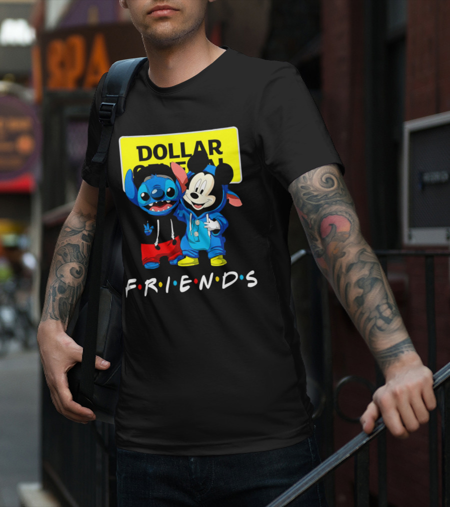 Stitch Mickey Friends Dollar General T-Shirt