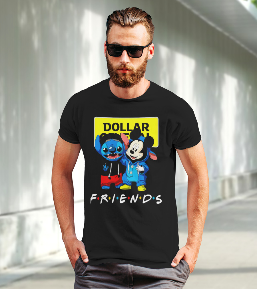 Stitch Mickey Friends Dollar General T-Shirt