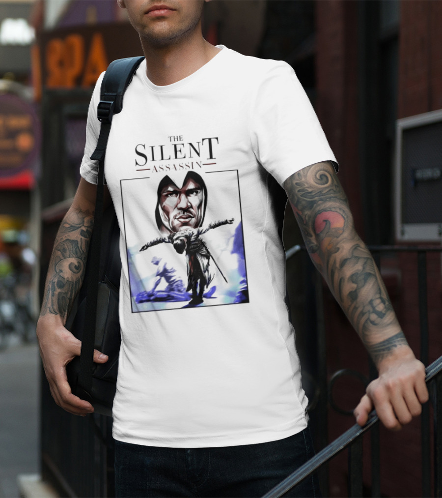 The Silent Assassin Hooded Warrior Embrace T-Shirt